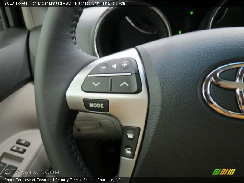 Magnetic Gray Metallic / Ash 2013 Toyota Highlander Limited 4WD