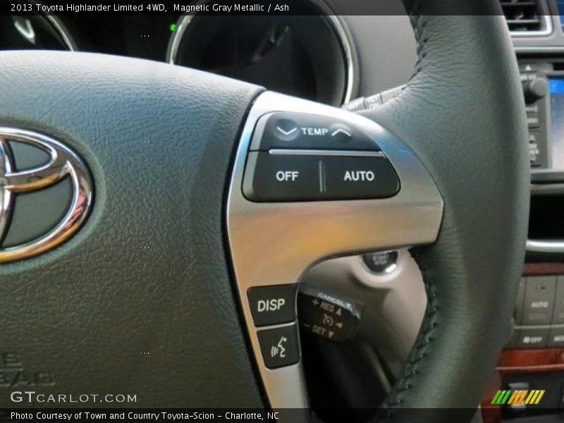 Magnetic Gray Metallic / Ash 2013 Toyota Highlander Limited 4WD