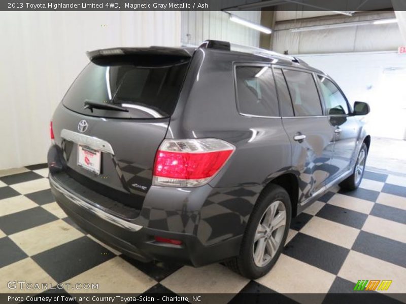 Magnetic Gray Metallic / Ash 2013 Toyota Highlander Limited 4WD