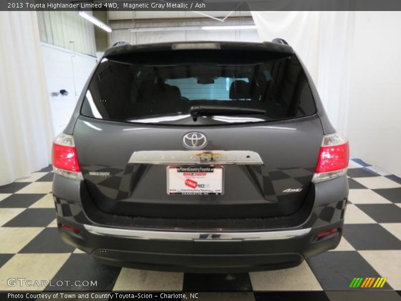 Magnetic Gray Metallic / Ash 2013 Toyota Highlander Limited 4WD
