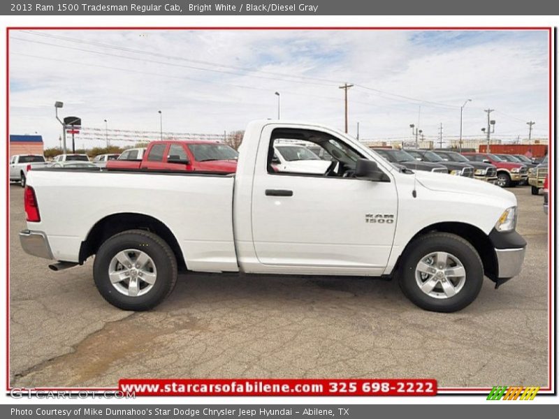 Bright White / Black/Diesel Gray 2013 Ram 1500 Tradesman Regular Cab