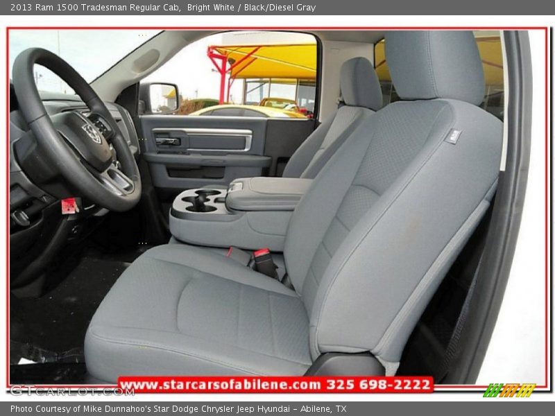 Bright White / Black/Diesel Gray 2013 Ram 1500 Tradesman Regular Cab