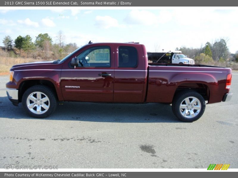 Sonoma Red Metallic / Ebony 2013 GMC Sierra 1500 SLE Extended Cab