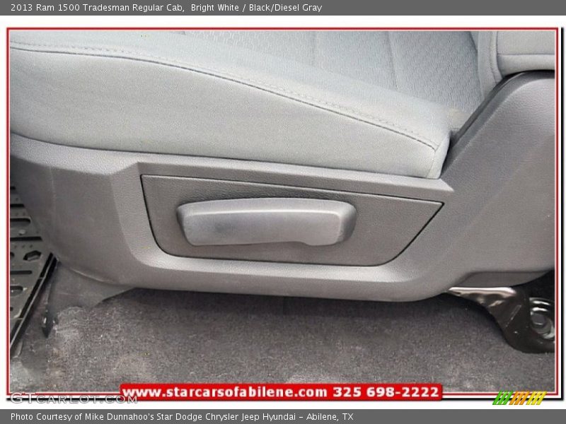 Bright White / Black/Diesel Gray 2013 Ram 1500 Tradesman Regular Cab