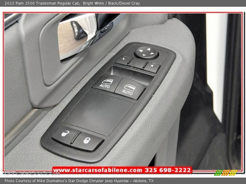 Bright White / Black/Diesel Gray 2013 Ram 1500 Tradesman Regular Cab