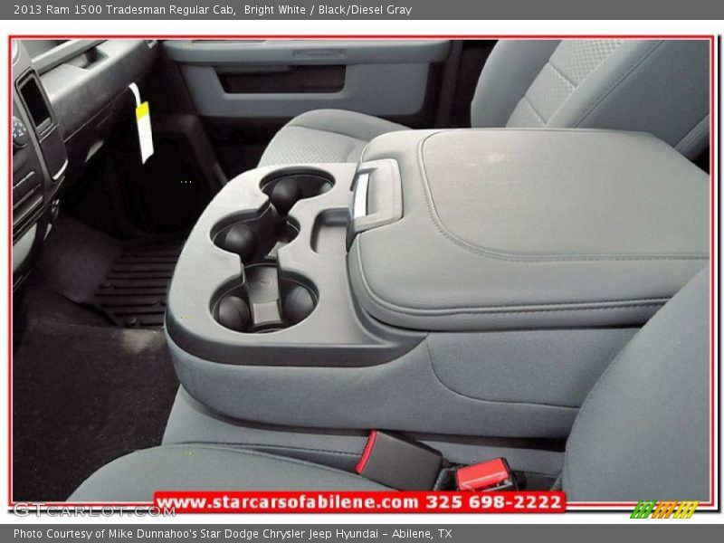 Bright White / Black/Diesel Gray 2013 Ram 1500 Tradesman Regular Cab