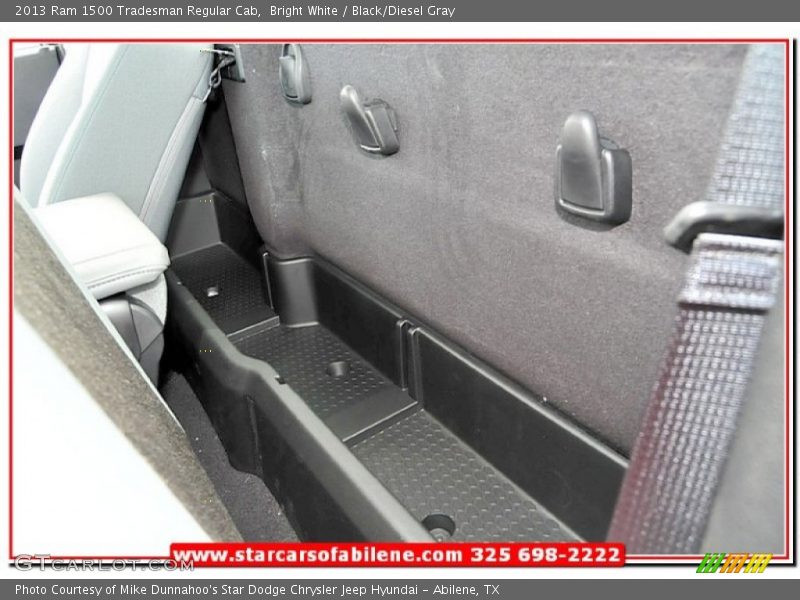 Bright White / Black/Diesel Gray 2013 Ram 1500 Tradesman Regular Cab