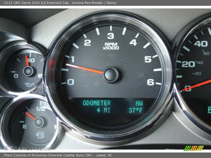 Sonoma Red Metallic / Ebony 2013 GMC Sierra 1500 SLE Extended Cab
