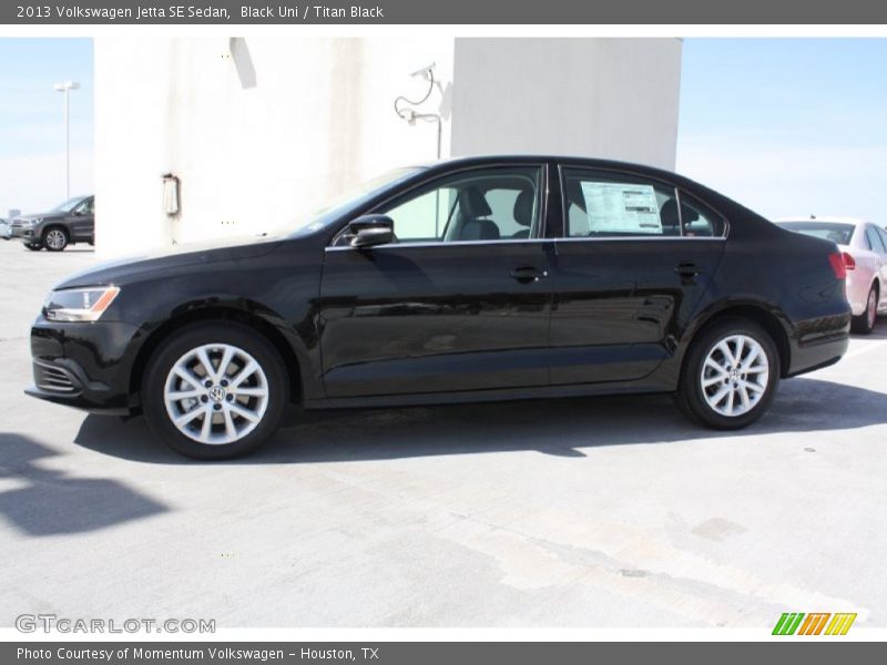 Black Uni / Titan Black 2013 Volkswagen Jetta SE Sedan