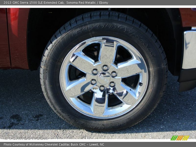 Sonoma Red Metallic / Ebony 2013 GMC Sierra 1500 SLE Extended Cab