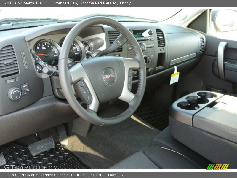 Sonoma Red Metallic / Ebony 2013 GMC Sierra 1500 SLE Extended Cab