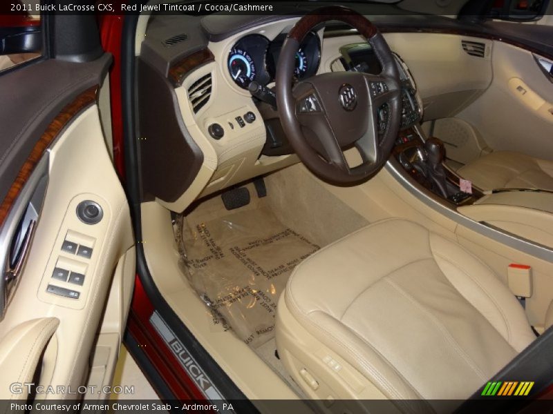 Red Jewel Tintcoat / Cocoa/Cashmere 2011 Buick LaCrosse CXS
