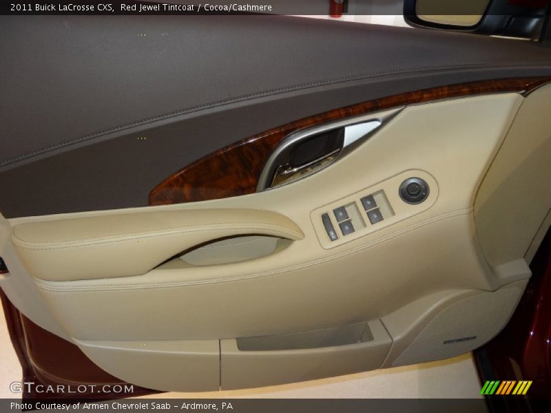 Red Jewel Tintcoat / Cocoa/Cashmere 2011 Buick LaCrosse CXS