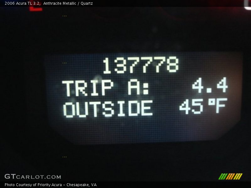 Anthracite Metallic / Quartz 2006 Acura TL 3.2