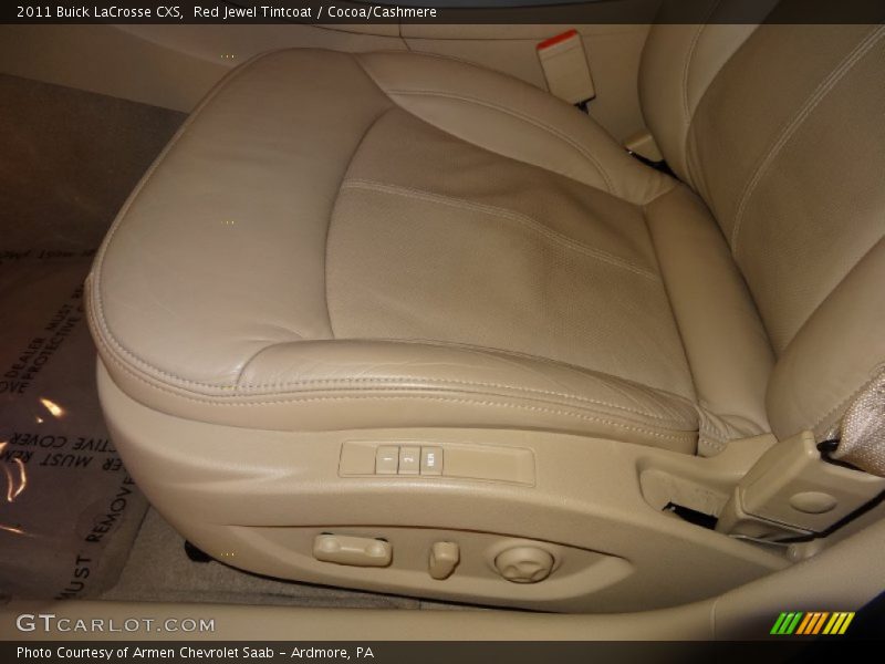 Red Jewel Tintcoat / Cocoa/Cashmere 2011 Buick LaCrosse CXS