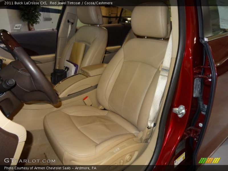 Red Jewel Tintcoat / Cocoa/Cashmere 2011 Buick LaCrosse CXS