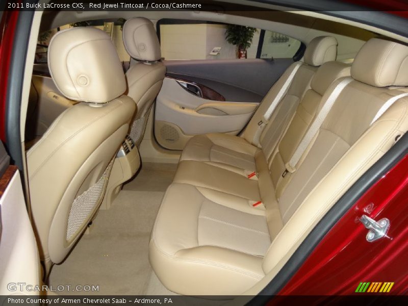 Red Jewel Tintcoat / Cocoa/Cashmere 2011 Buick LaCrosse CXS