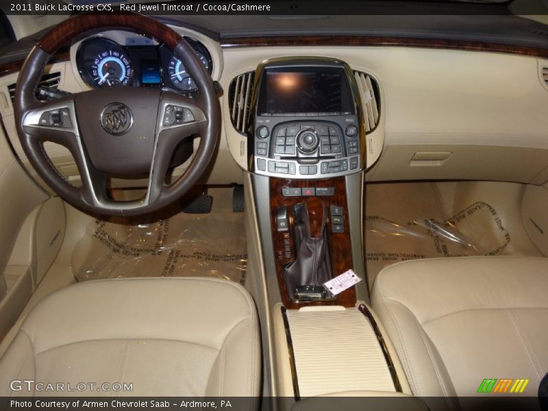 Red Jewel Tintcoat / Cocoa/Cashmere 2011 Buick LaCrosse CXS