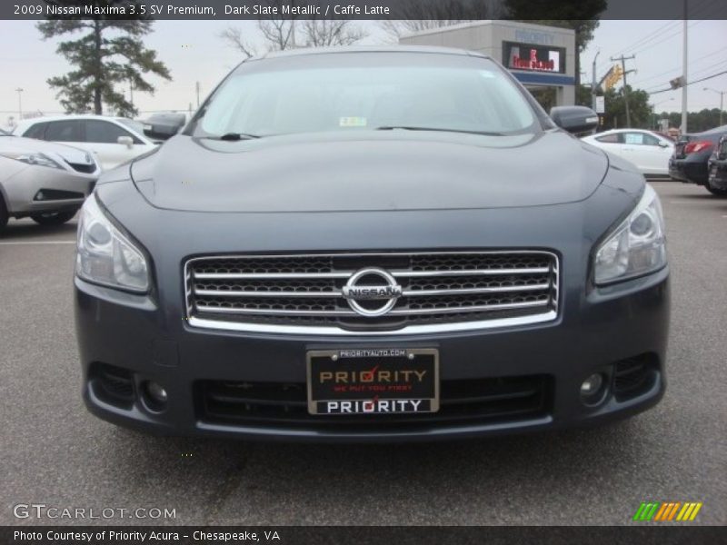 Dark Slate Metallic / Caffe Latte 2009 Nissan Maxima 3.5 SV Premium