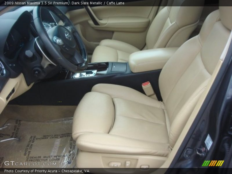 Dark Slate Metallic / Caffe Latte 2009 Nissan Maxima 3.5 SV Premium