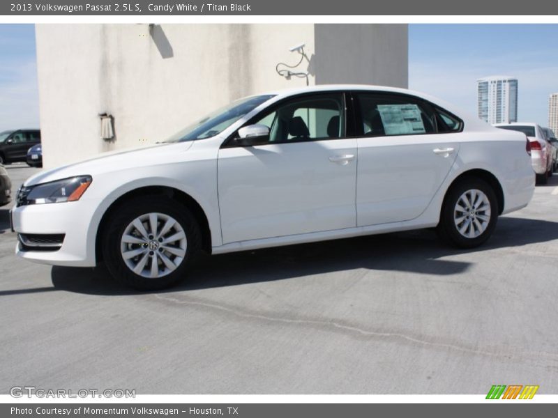 Candy White / Titan Black 2013 Volkswagen Passat 2.5L S