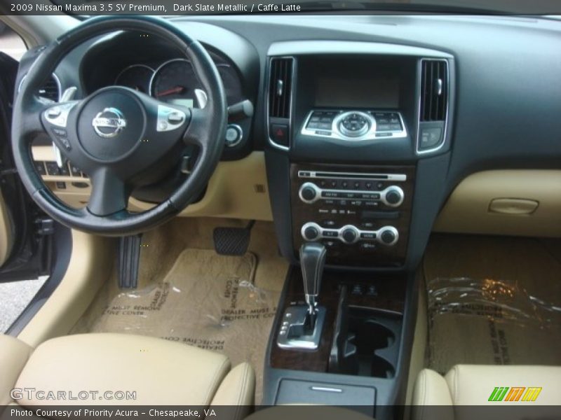 Dark Slate Metallic / Caffe Latte 2009 Nissan Maxima 3.5 SV Premium