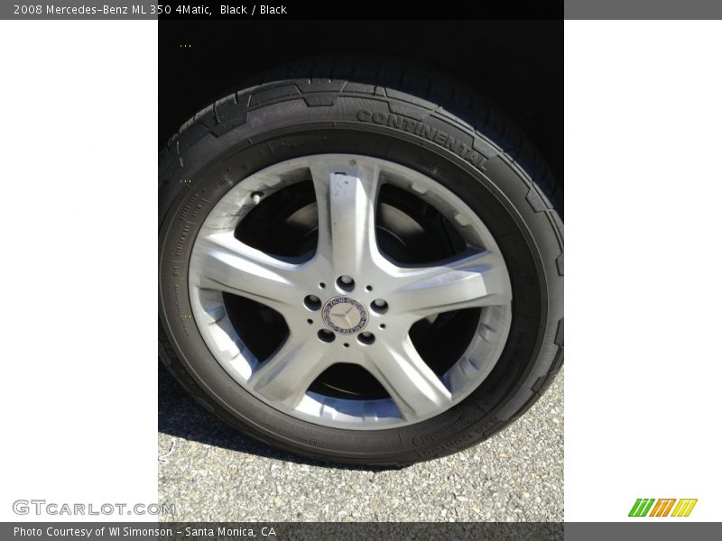 Black / Black 2008 Mercedes-Benz ML 350 4Matic