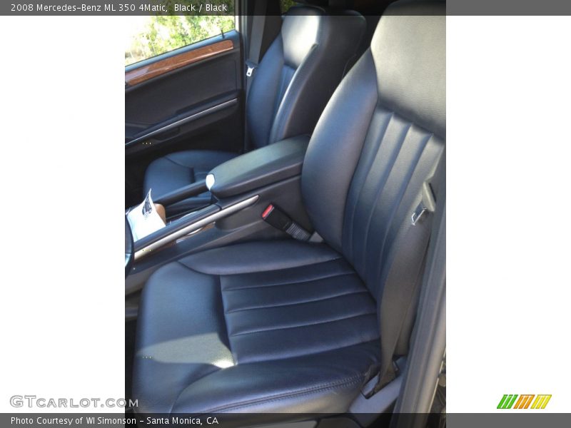 Black / Black 2008 Mercedes-Benz ML 350 4Matic