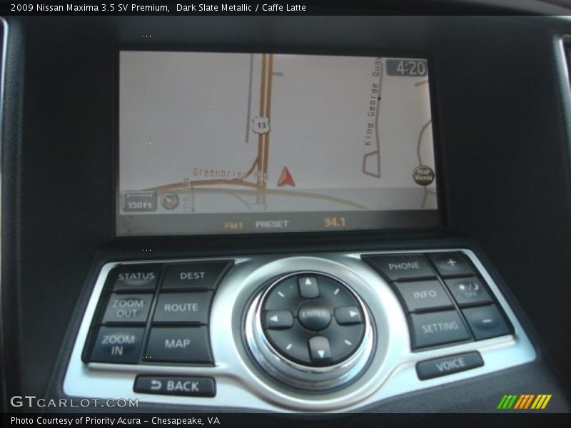 Dark Slate Metallic / Caffe Latte 2009 Nissan Maxima 3.5 SV Premium