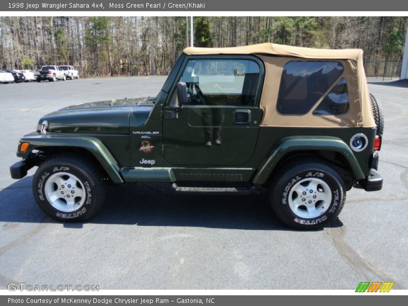  1998 Wrangler Sahara 4x4 Moss Green Pearl