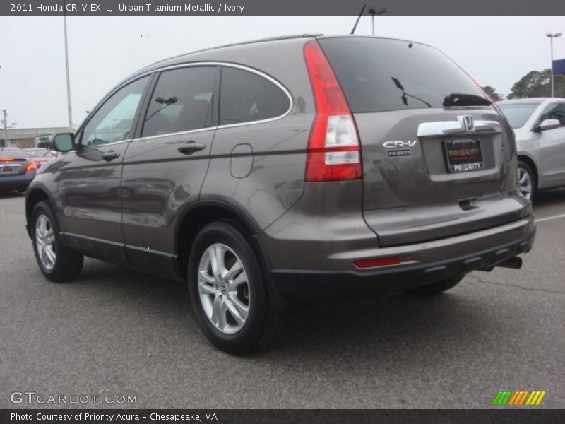 Urban Titanium Metallic / Ivory 2011 Honda CR-V EX-L