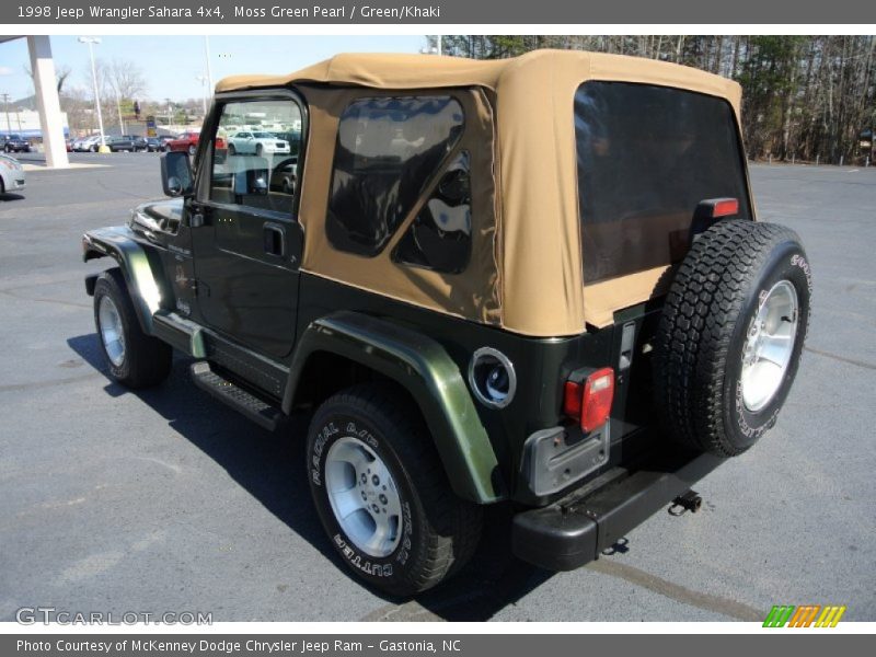  1998 Wrangler Sahara 4x4 Moss Green Pearl