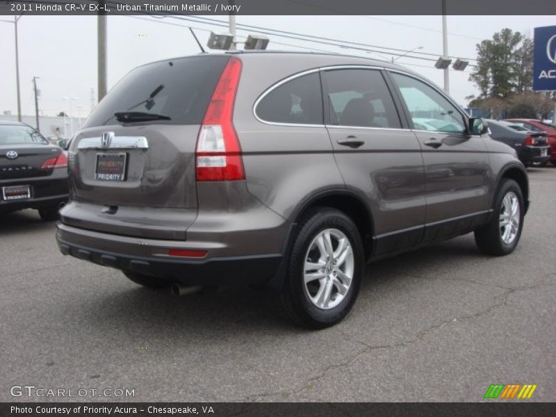 Urban Titanium Metallic / Ivory 2011 Honda CR-V EX-L