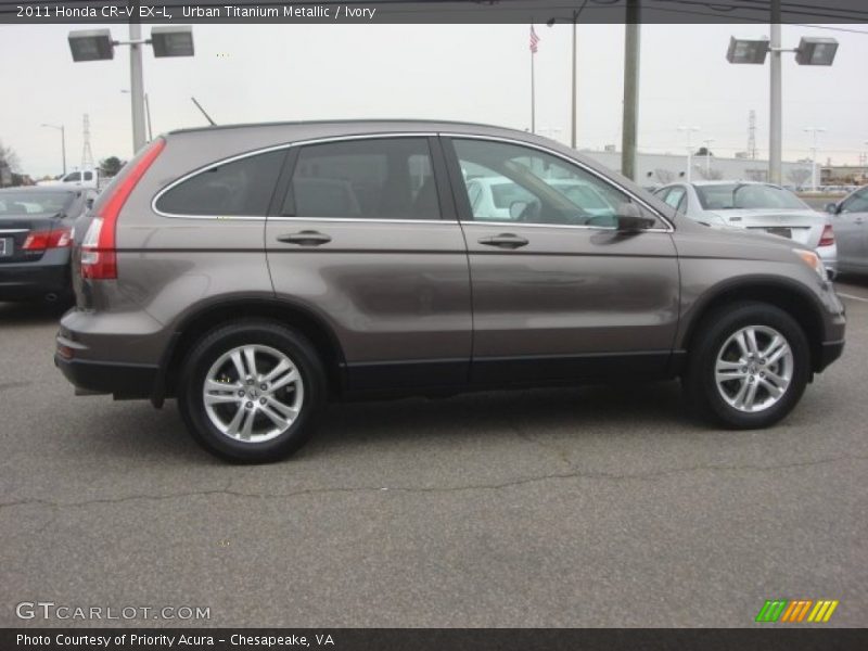 Urban Titanium Metallic / Ivory 2011 Honda CR-V EX-L