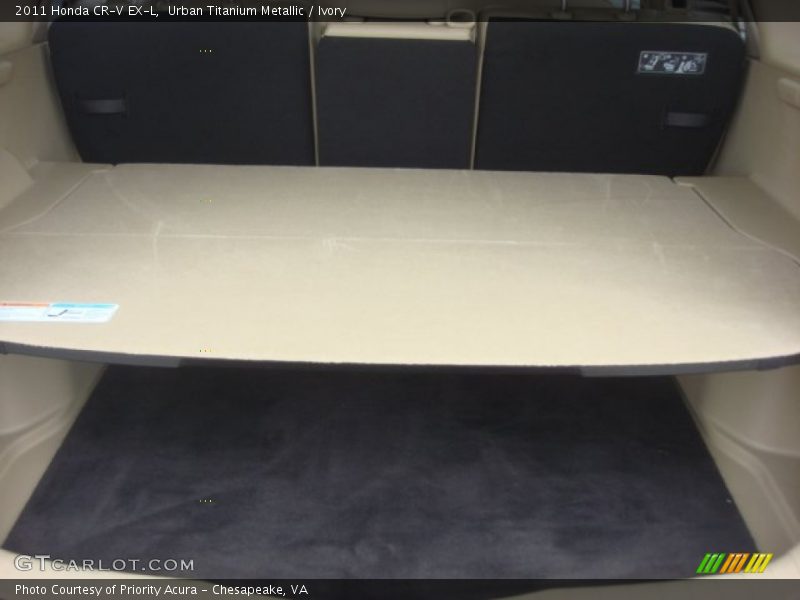Urban Titanium Metallic / Ivory 2011 Honda CR-V EX-L