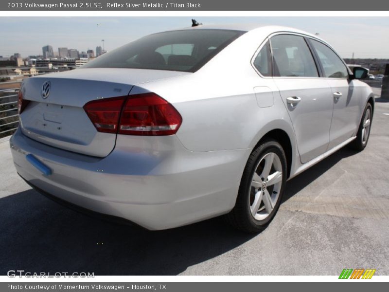 Reflex Silver Metallic / Titan Black 2013 Volkswagen Passat 2.5L SE