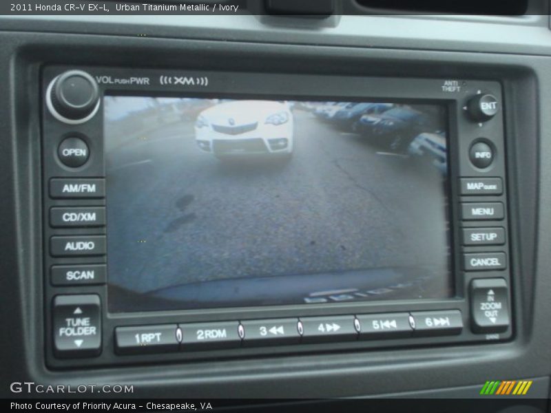 Urban Titanium Metallic / Ivory 2011 Honda CR-V EX-L