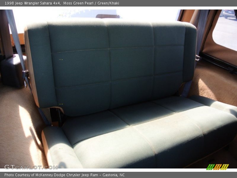Moss Green Pearl / Green/Khaki 1998 Jeep Wrangler Sahara 4x4