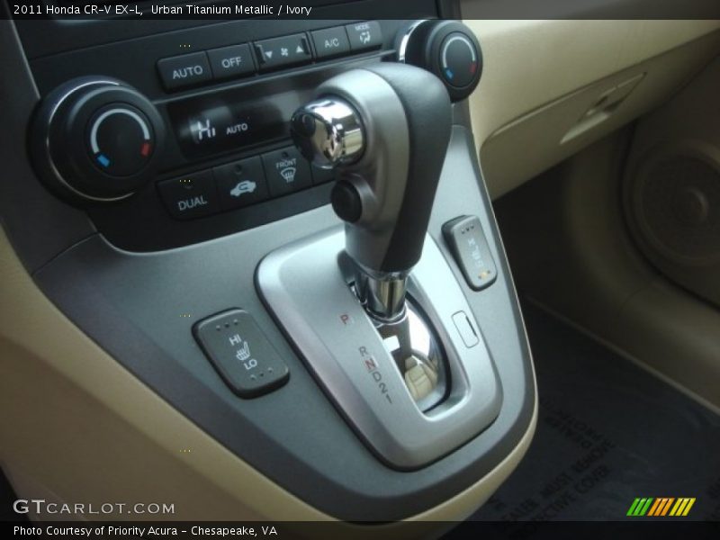 Urban Titanium Metallic / Ivory 2011 Honda CR-V EX-L