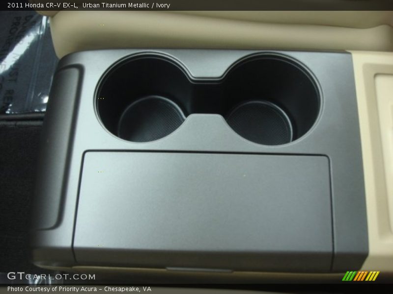 Urban Titanium Metallic / Ivory 2011 Honda CR-V EX-L