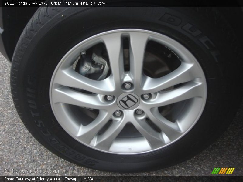 Urban Titanium Metallic / Ivory 2011 Honda CR-V EX-L