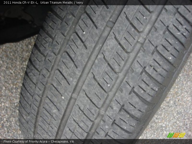 Urban Titanium Metallic / Ivory 2011 Honda CR-V EX-L
