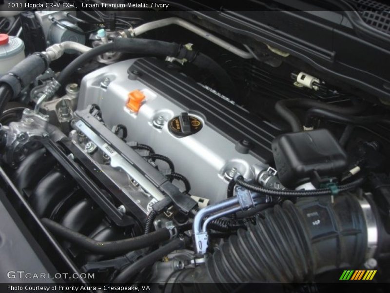 Urban Titanium Metallic / Ivory 2011 Honda CR-V EX-L