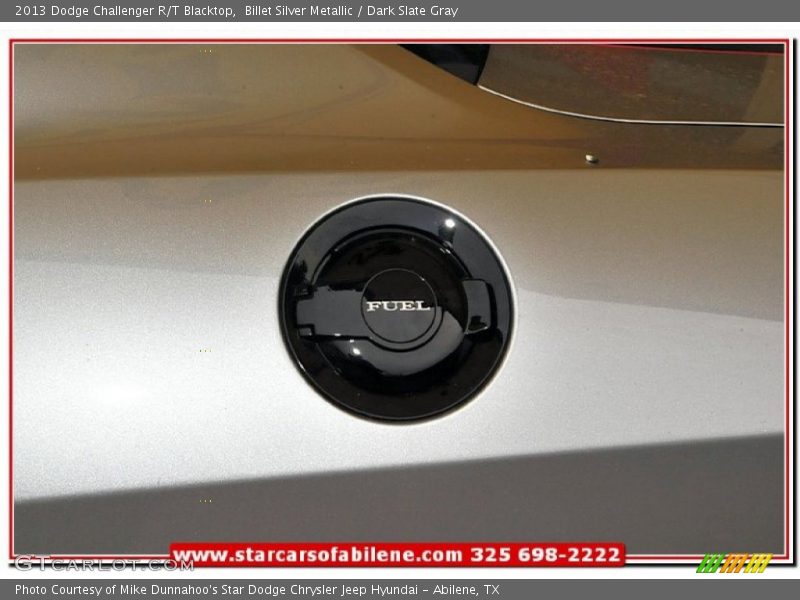 Billet Silver Metallic / Dark Slate Gray 2013 Dodge Challenger R/T Blacktop