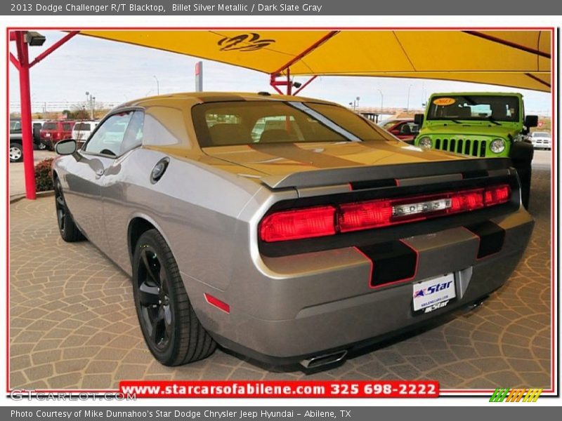 Billet Silver Metallic / Dark Slate Gray 2013 Dodge Challenger R/T Blacktop