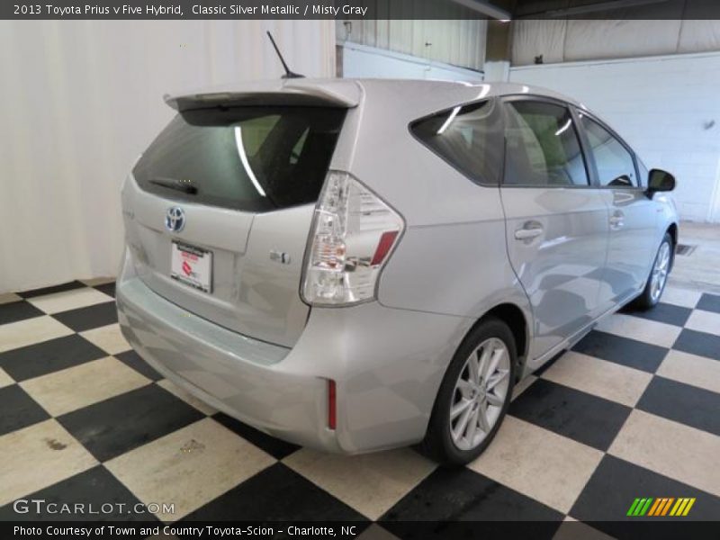 Classic Silver Metallic / Misty Gray 2013 Toyota Prius v Five Hybrid