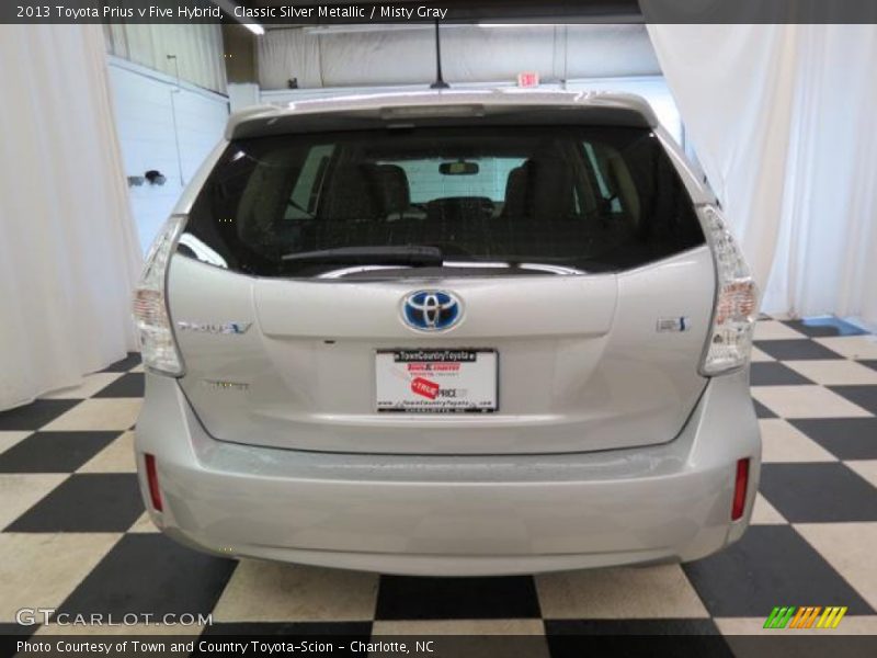 Classic Silver Metallic / Misty Gray 2013 Toyota Prius v Five Hybrid