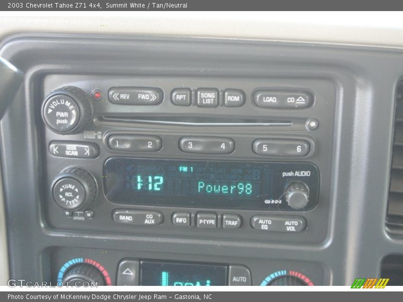 Audio System of 2003 Tahoe Z71 4x4