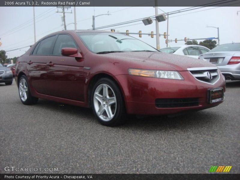 Redondo Red Pearl / Camel 2006 Acura TL 3.2