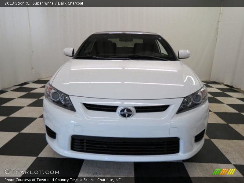 Super White / Dark Charcoal 2013 Scion tC
